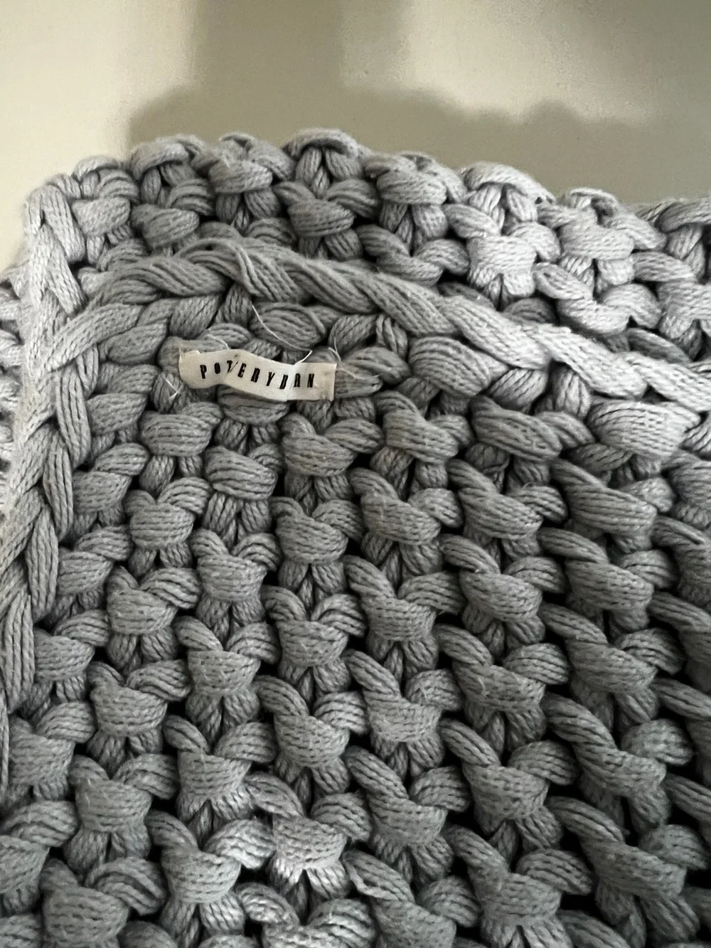 Pottery Barn Bayside Seed Stitch Throw in Chambray - Picture 5 of 6